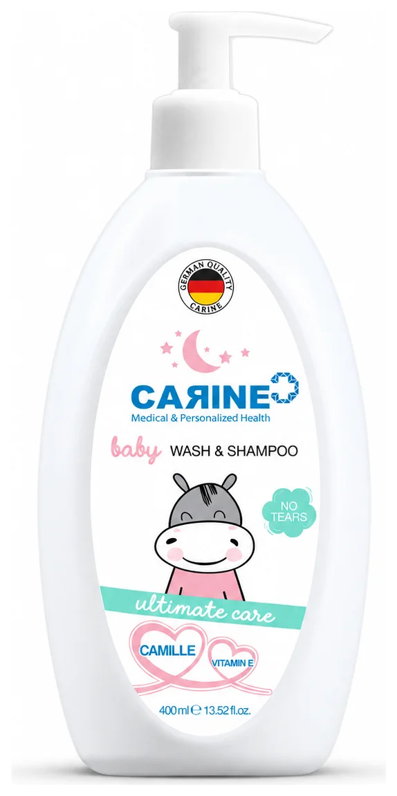 Carine 2'si 1 Arada Bebek Şampuanı 400 ml - Tek ürünle nazik temizlik - Küçük Önizleme 2