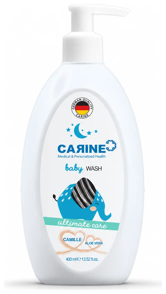 Carine Bebek Vücut Şampuanı 400 ml - Hassas cilt temizliği - Küçük Önizleme 2