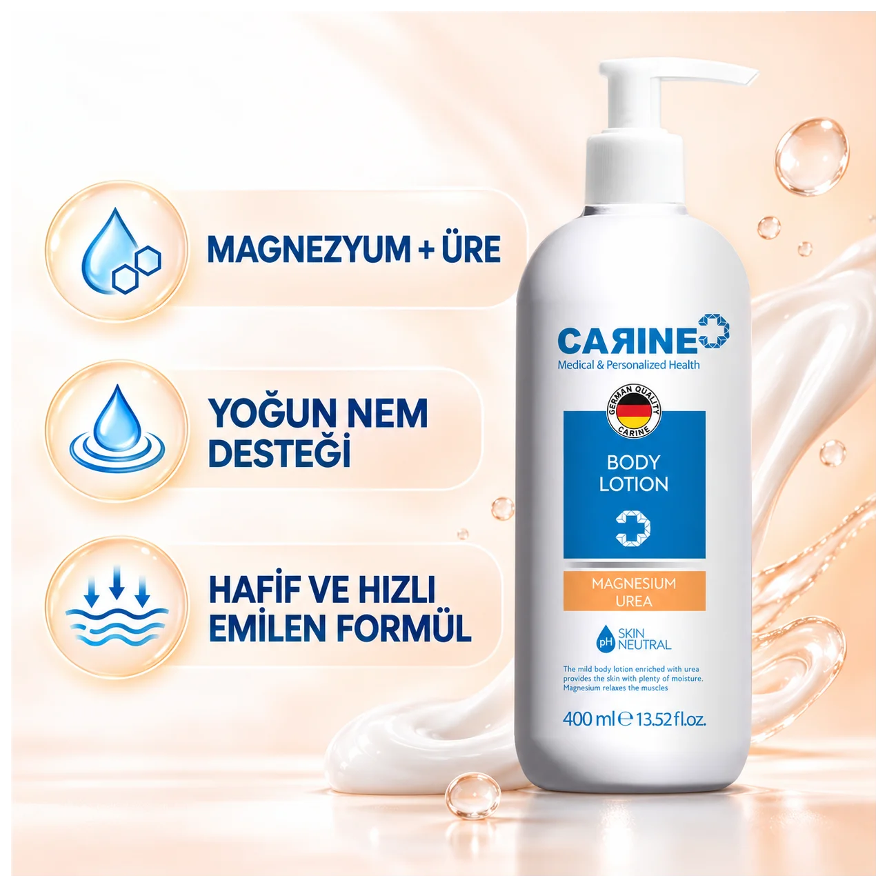Carine Vücut Losyonu 400 ml - Kuru cilde nem - Küçük Önizleme 3