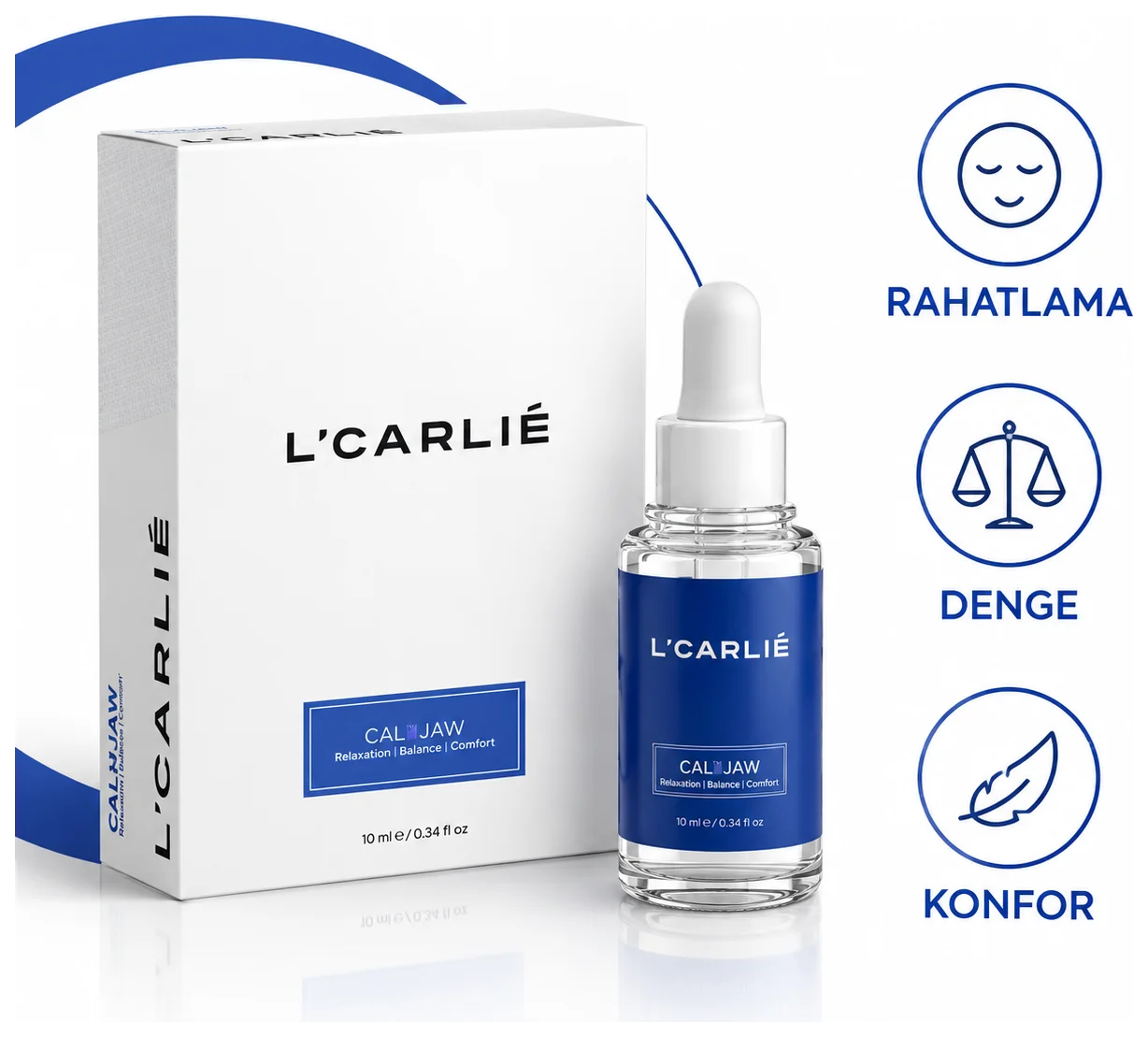 L'Carlie Cal Jaw Roll-On - Gece çene bakımı - Küçük Önizleme 3
