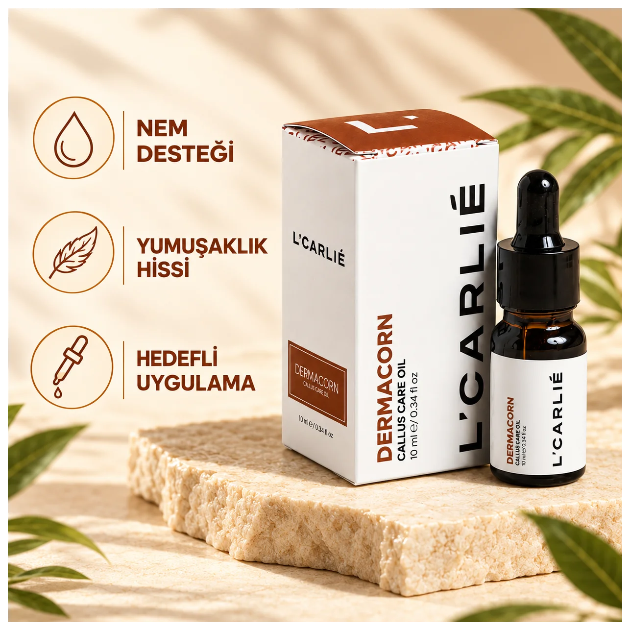 L'Carlie DermaCorn Sert Bölge Kremi - Sert bölge bakımı - Küçük Önizleme 3