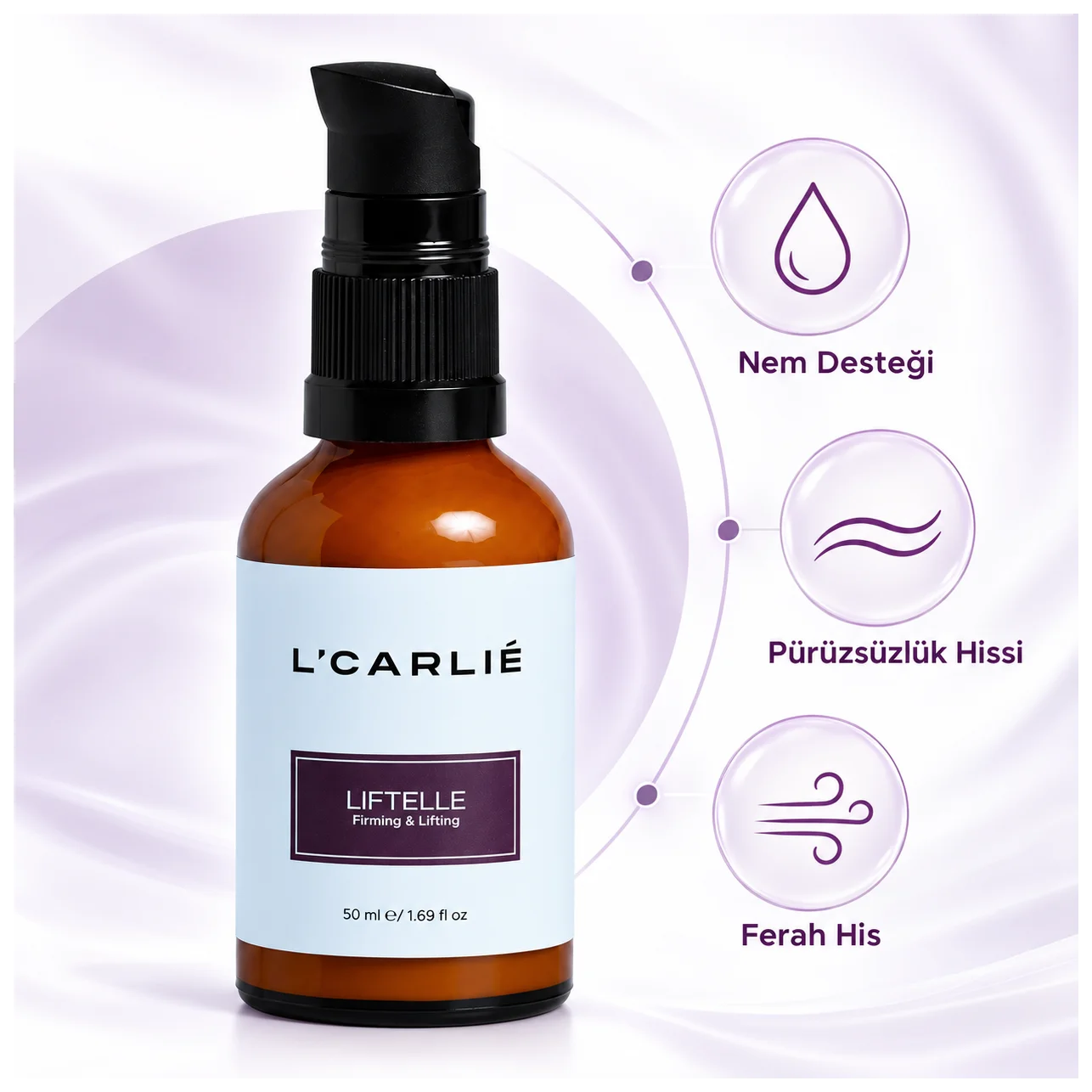 L'Carlie Liftelle Bitkisel Krem - Bitkisel sıkı görünüm bakımı - Küçük Önizleme 3