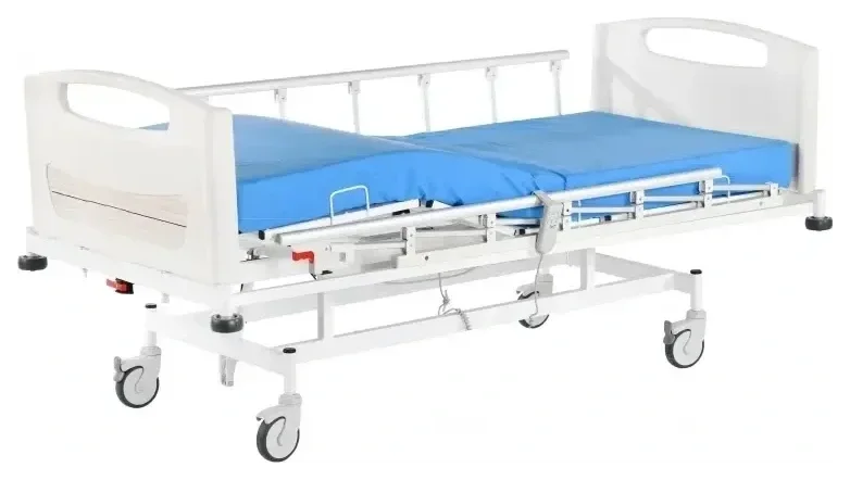 2 Motorlu Hasta Yatağı - ABS Panel Alüminyum Korkuluklu Karyola - Küçük Önizleme 5