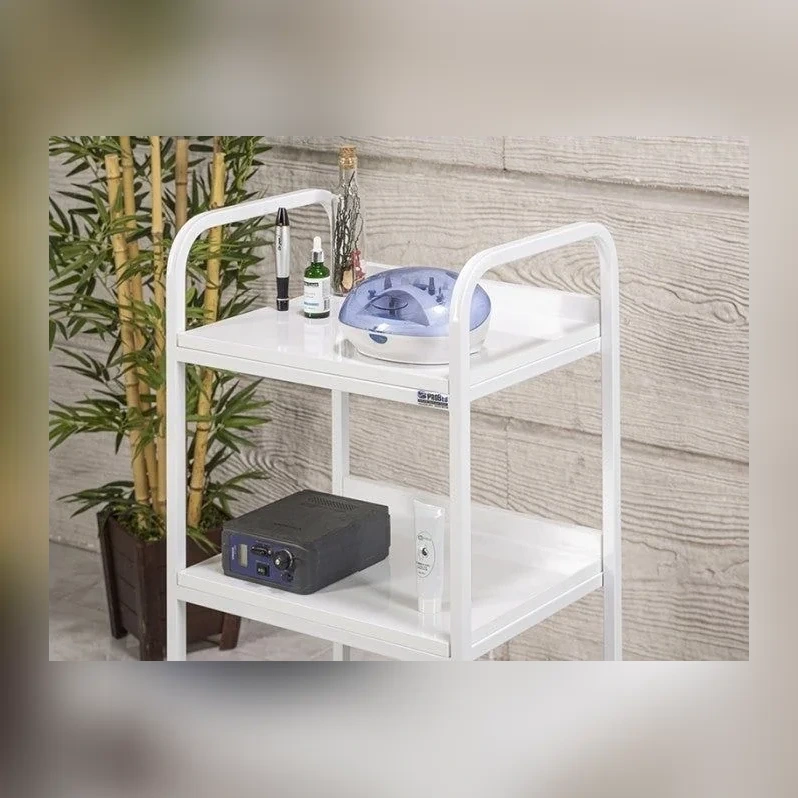 Dizayn Cihaz Taşıma ve Setup Sehpası | 3 Raflı – Beyaz - Küçük Önizleme 2