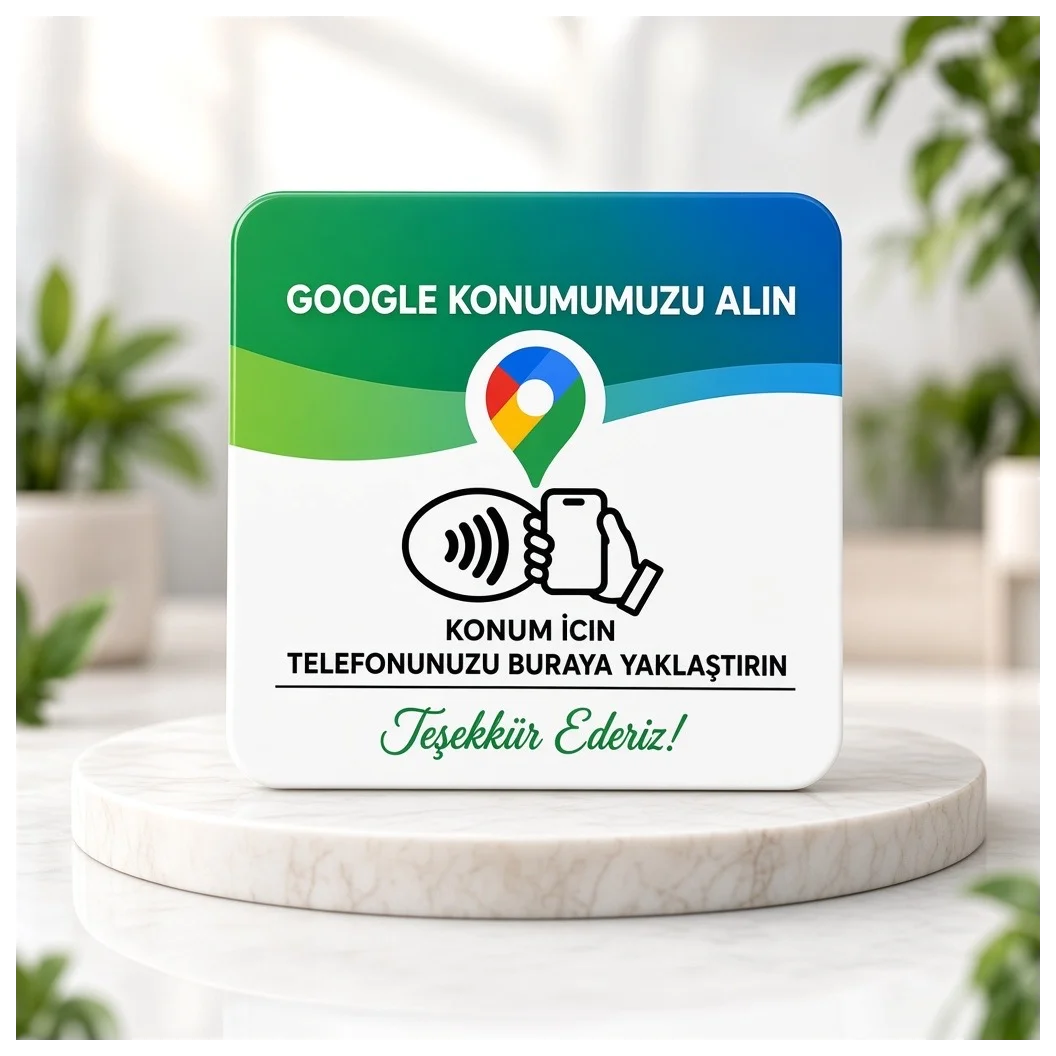 NFC Google Konum Kartı 9x9 cm UV Baskılı Pleksi Temassız Harita Yol Tarifi Bantlı Tekli - Dijital Ürünler Detay Görseli NFC Google Konum Kartı 9x9 cm UV Baskılı Pleksi Temassız Harita Yol Tarifi Bantlı Tekli - Dijital Ürünler Orijinal Görseli (1/4) | MCARIS