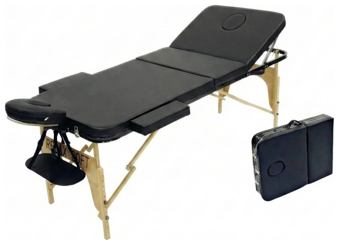 Relax Soft - Siyah Taşınabilir Çanta Tipi Masaj Masası - Muayene ve Bakım Masaları Detay Görseli Relax Soft - Siyah Taşınabilir Çanta Tipi Masaj Masası - Muayene ve Bakım Masaları Orijinal Görseli (1/2) | MCARIS