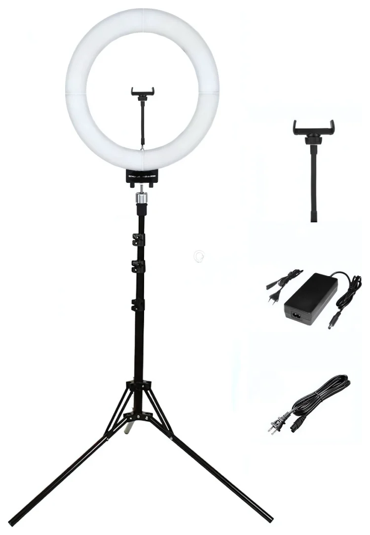 Ring Light Led Lamba Tripotlu 18 inch 130 watt 864 Led | MC-4353 - Cihaz Sehpası Detay Görseli Ring Light Led Lamba Tripotlu 18 inch 130 watt 864 Led | MC-4353 - Cihaz Sehpası Orijinal Görseli (1/7) | MCARIS