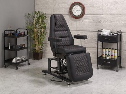 Elegance 3 Motorlu Yükseklik Hareketli Koltuk | Siyah
